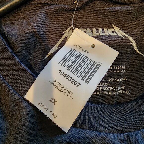 Hot Topic Metallica :And Justice For All..." T-Shirt, Size XXL - Picture 5 of 5